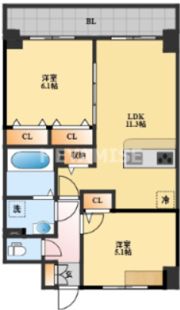 ルーカス長崎諫早Ⅰの間取り画像