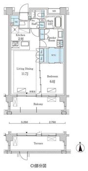 グランドゥールプレミアム代々木大山の間取り画像