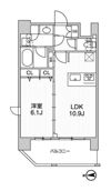 LUNIQ新御徒町Ⅱの間取り画像