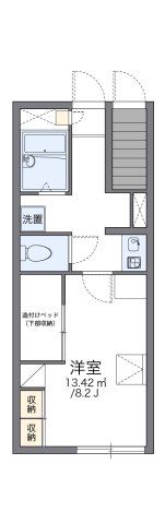 レオパレスKAWAKUBOの間取り画像