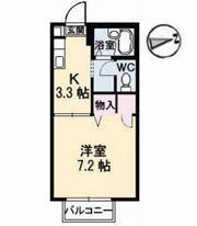 コーポ高見荘の間取り画像