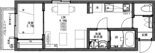 KEIAI RESIDENCE 津田沼の間取り画像