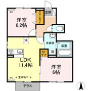 リベルテ Bの間取り画像