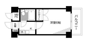 日神パレステージ新宿御苑の間取り画像
