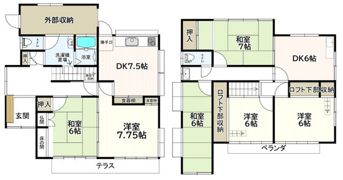 安田一戸建ての間取り画像