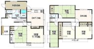 安田一戸建ての間取り画像