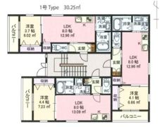 ラウレア吹田山手の間取り画像