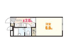 レオパレスグレイスの間取り画像
