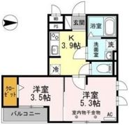 エバランの間取り画像
