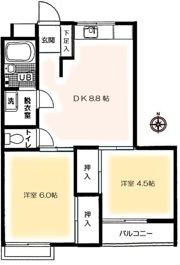 メゾンソレーユ志木の間取り画像