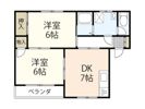 アサヒハイツの間取り画像