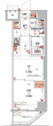 ハーモニーレジデンス東京大島ザ・ガーデンの間取り画像