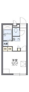 レオパレスアイーダの間取り画像