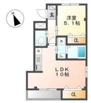 ララベルズ26の間取り画像