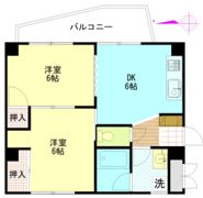 洋光ハイツ中山の間取り画像