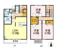 リースランド水道線 D棟の間取り画像