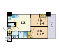 プレスタイル博多EASTの間取り画像