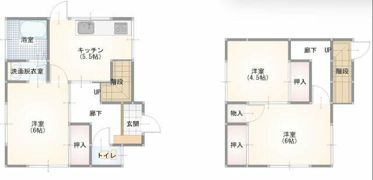 田浦 戸建の間取り画像