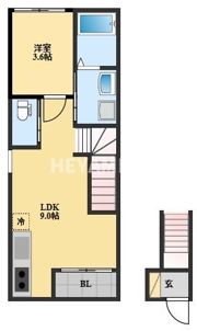 エアリア多良見中里の間取り画像
