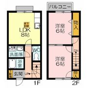 メヌエットA棟の間取り画像