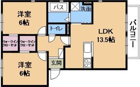 Forest Maison南草津E棟の間取り画像
