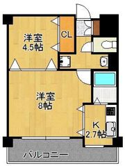 グレイス中井の間取り画像