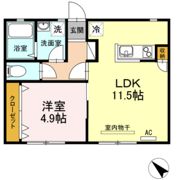 SDハイツの間取り画像