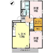 セジュール影橋 B棟の間取り画像