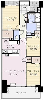 パークホームズ金沢八景ステーションベイフロントの間取り画像