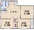 サンハイツ西高崎Ⅳ棟の間取り画像