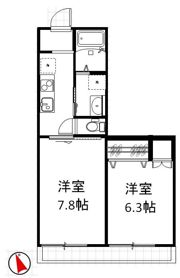 アリビオ松庵の間取り画像