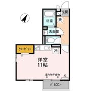 プランドール国立の間取り画像