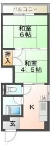 三吉ビルの間取り画像