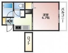 ウエスト長束の間取り画像