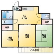 サンフィールドハイツの間取り画像