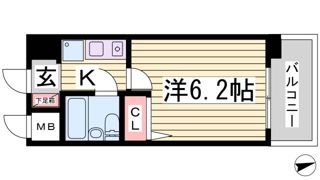 エスリード神戸の間取り画像