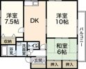 ルーエ井口C棟の間取り画像