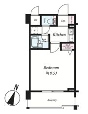 ラナップスクエア三宮プライムの間取り画像