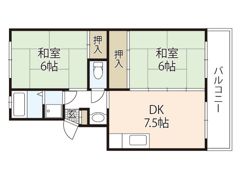しづマンションの間取り画像
