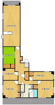 アビタシオン清水の間取り画像