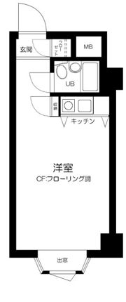 赤坂ベルゴの間取り画像