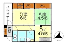 平岡ビルの間取り画像