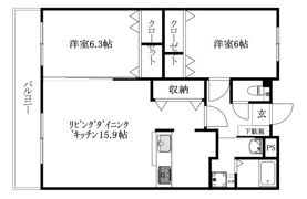リベルタ クワバラの間取り画像