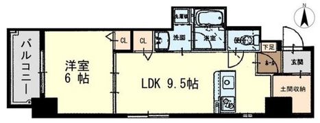 ガーデン富田町の間取り画像