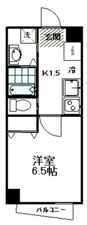 カサベージュ天神橋の間取り画像