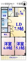 クレストール蘇我の間取り画像