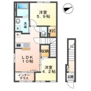 木更津市高柳新築アパートの間取り画像