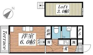 フェリオ新宿の間取り画像