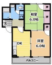 タウンコート守口の間取り画像