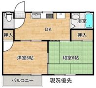 コーポKADOWAKIの間取り画像